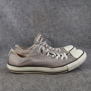 Converse Shoes Mens 10 Sneakers All Star Trainers Casual Gray Lace Up Low